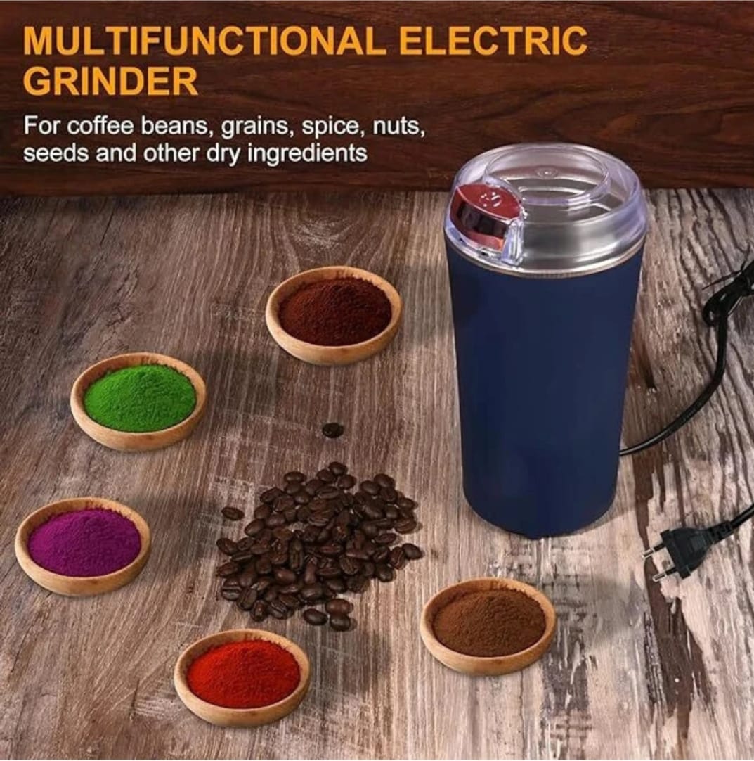 Electric Portable Grinder Stainless Steel Herbs Spices Nuts Powerfull Grinder
