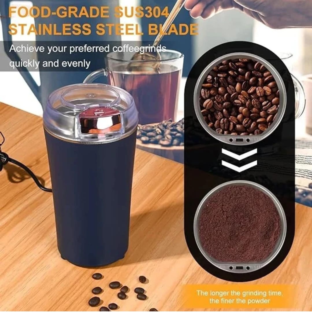 Electric Portable Grinder Stainless Steel Herbs Spices Nuts Powerfull Grinder
