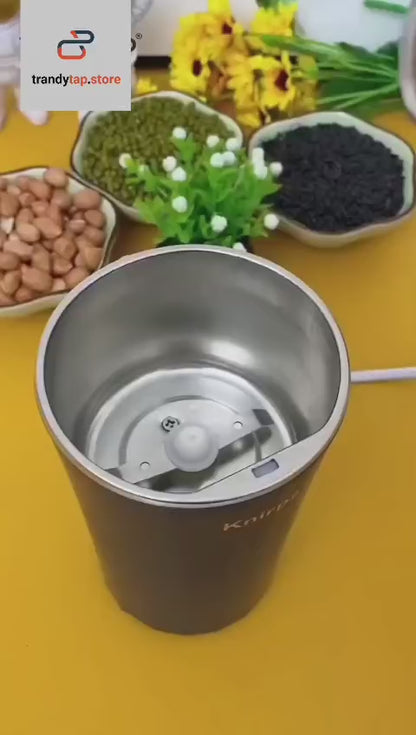 Electric Portable Grinder Stainless Steel Herbs Spices Nuts Powerfull Grinder